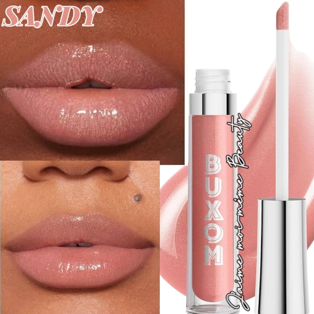 Buxom Sandy Lip Gloss - Shimmering Pinky Nude